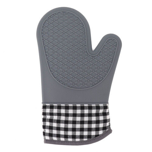 Guanti in silicone e cotone 129 g 30  18,5 cm grigio 1