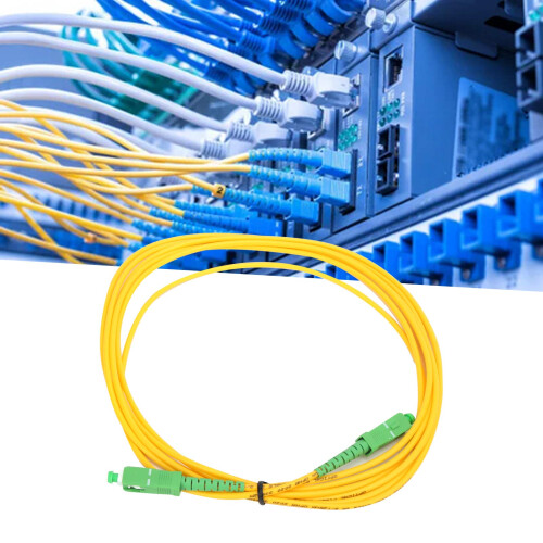 SC/APC-SC/APC 3,03 m Câble patch en PVC, Couleur telle que montrée