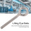10 pezzi bulloni ad occhiello per sollevamento M6x73 73 mm argento 8