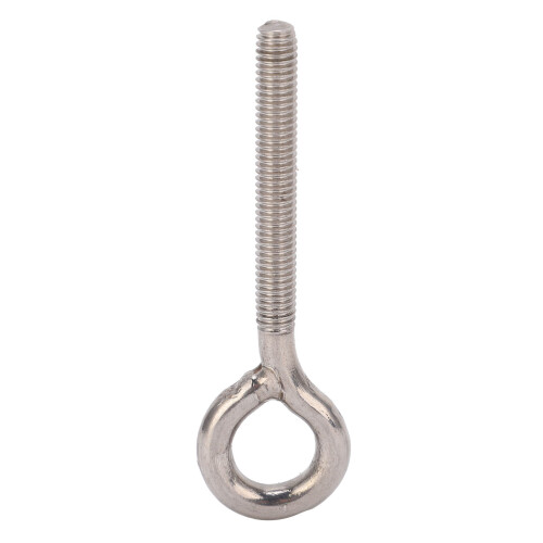 10 pezzi bulloni ad occhiello per sollevamento M6x73 73 mm argento 2