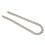 Catena da single speed, 114 maglie, 1/2in x 1/8in, argento. 9