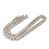 Catena da single speed, 114 maglie, 1/2in x 1/8in, argento. 4