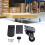 Packout Caster Wheel Kit Portable Front Steel Construction Rolling Tool Box Accessories 4