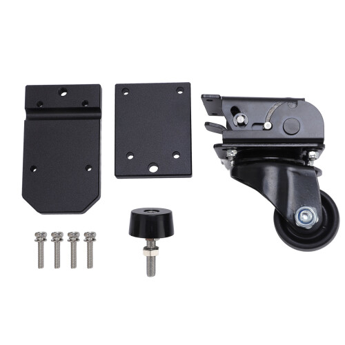 Packout Caster Wheel Kit Portable Front Steel Construction Rolling Tool Box Accessories 2