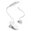 ClipOn Lampe de bureau 1400mAh, 12x6x7cm, blanc 16