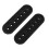 2 pezzi di cinturino snapback in PVC con 7 fori per cappelli 16