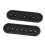 2 pezzi di cinturino snapback in PVC con 7 fori per cappelli 10