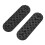2 pezzi di cinturino snapback in PVC con 7 fori per cappelli 12