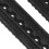 2 pezzi di cinturino snapback in PVC con 7 fori per cappelli 11