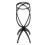Supporto pieghevole per testa per parrucche in PP 34 cm x 16,5 cm Nero 6