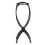 Supporto pieghevole per testa per parrucche in PP 34 cm x 16,5 cm Nero 11