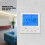 Thermostat intelligent AC220V LCD PC+ABS 199g 12