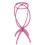 Supporto pieghevole per testa di parrucca 34cm/13,4in Rosa-Rosso 4