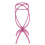 Supporto pieghevole per testa di parrucca 34cm/13,4in Rosa-Rosso 11