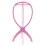 Supporto pieghevole per testa di parrucca 34cm/13,4in Rosa-Rosso 13