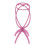 Supporto pieghevole per testa di parrucca 34cm/13,4in Rosa-Rosso 14