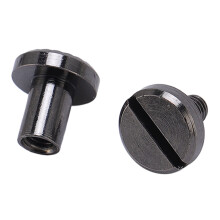 Kit di 20 rivetti in lega di zinco con perni a scanalatura posteriore, 8x6mm