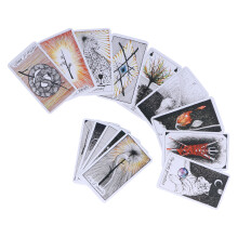 Wild Tarot Cards Unknown Tarot Deck Hologram Paper Divination Playing Cards Game