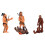 Vinile Antichi Umani: Homo Erectus 6,8x7cm 13