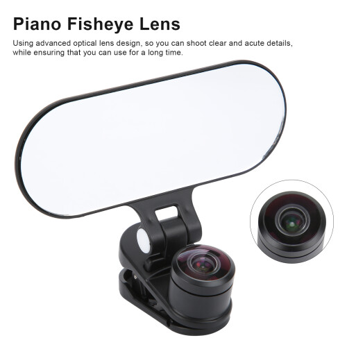 Online Class Objectif clip-on fisheye grand-angle noir 2