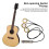 Pickup per chitarra piezoelettrico autoadesivo nero 8