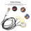 Pickup per chitarra piezoelettrico autoadesivo nero 3