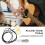 Pickup per chitarra piezoelettrico autoadesivo nero 10