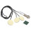 Pickup per chitarra piezoelettrico autoadesivo nero 16