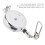 Porte-clé à corde anti-perte, 10 cm, 2,8 cm, 20 g, Couleur 9