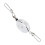 Porte-clé à corde anti-perte, 10 cm, 2,8 cm, 20 g, Couleur 14