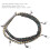 Laccetto in nylon multicolore per pesca a mosca, 100 cm, 2,2 cm 7