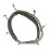 Laccetto in nylon multicolore per pesca a mosca, 100 cm, 2,2 cm 3