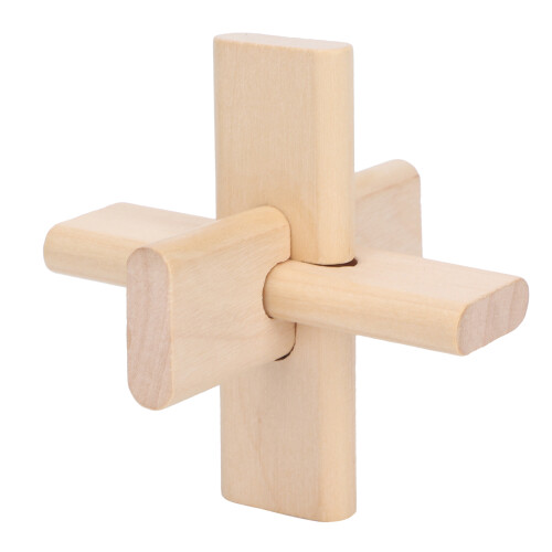 Gioco di sblocco a incastro - Rompicapo in legno 1
