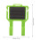 Vert gazon ABS+Mousse Support de canne à mouche 58g 124x89mm 12