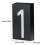 Luce solare per numero civico 1000mAh 17.8*9.8*4cm Nero Bianco 2