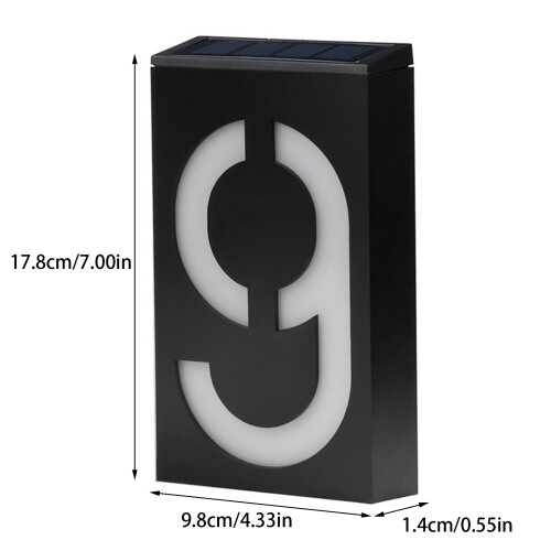 SolarHouseLight 9-Digit 1000mAh 17.8x9.8x4cm Noir 1