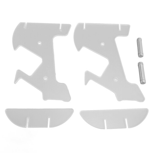 Support de manette de jeu en acrylique transparent à deux niveaux 1