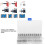 Dadi a ribattino M4/M5/M6/M8, 100 pezzi, alluminio argentato 11
