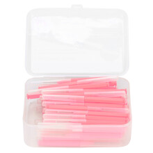 60 pièces/boîte brosse interdentaire orthodontique rose