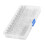Dadi a ribattino M4/M5/M6/M8, 100 pezzi, alluminio argentato 13