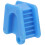 Bloc mors en silicone bleu taille M 34,5  36,5  17 mm 1