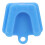 Bloc mors en silicone bleu taille M 34,5  36,5  17 mm 2