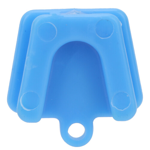 Bloc mors en silicone bleu taille M 34,5  36,5  17 mm 1
