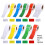 Étiquette de câble DP23 1 rouleau 25x38mm+40mm 100S blanc 11