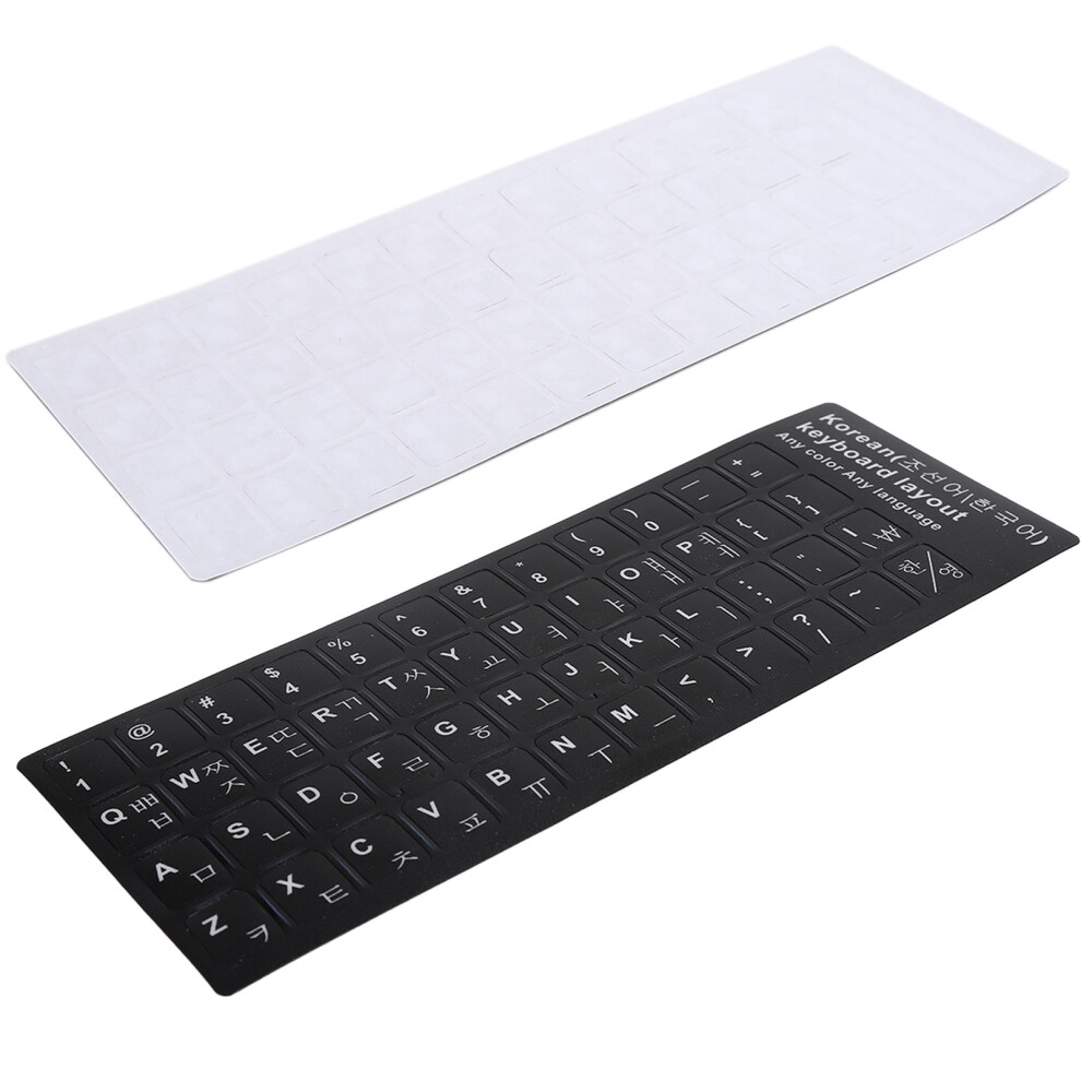 Keyboard Sticker Korean Waterproof Accessories For 10-17In Laptop Notebook Desktop Computer 3711322727106