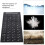 Autocollant de clavier blanc japonais 1.3x1.1 cm 6