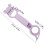 2 pezzi Apriscatole 4-in-1 Viola 21 cm Portatile Manuale 8
