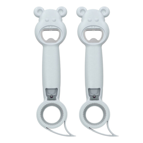 2 pezzi Aprilattine 4-in-1, Portatile, Grigio, 21 cm 1