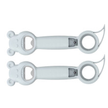 2 pezzi Aprilattine 4-in-1, Portatile, Grigio, 21 cm