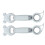 2 pezzi Aprilattine 4-in-1, Portatile, Grigio, 21 cm 1